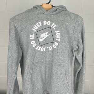 Nike Heather Gray Standard Fit Hoodie